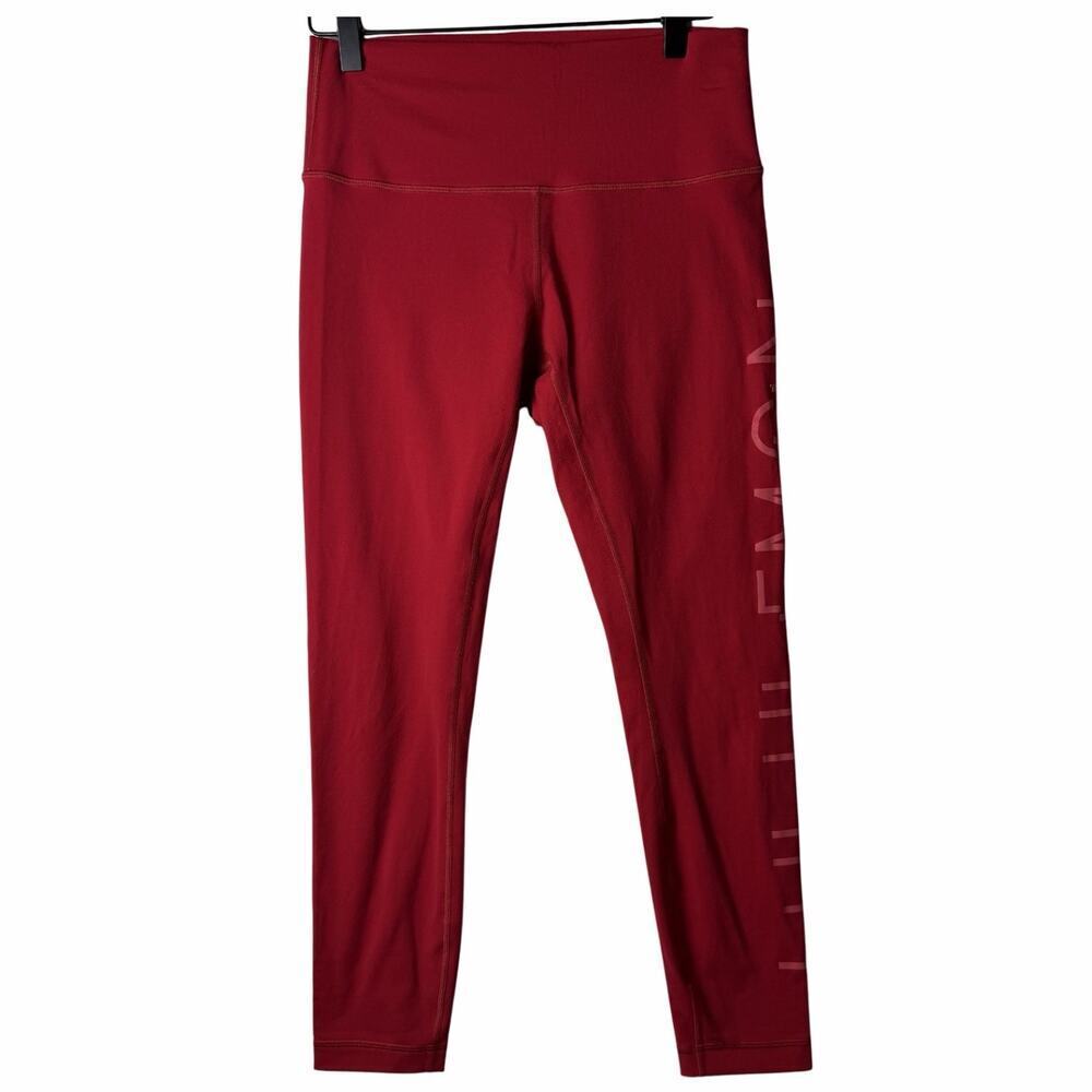 Lululemon Wunder Under High-Rise Tight 25" Lunar New Year Dark Red Graphic 8